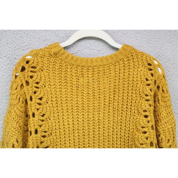 Pilcro Anthropologie Chunky Cut Out Oversized Sweater-Size XS-BOHO - Picture 10 of 10
